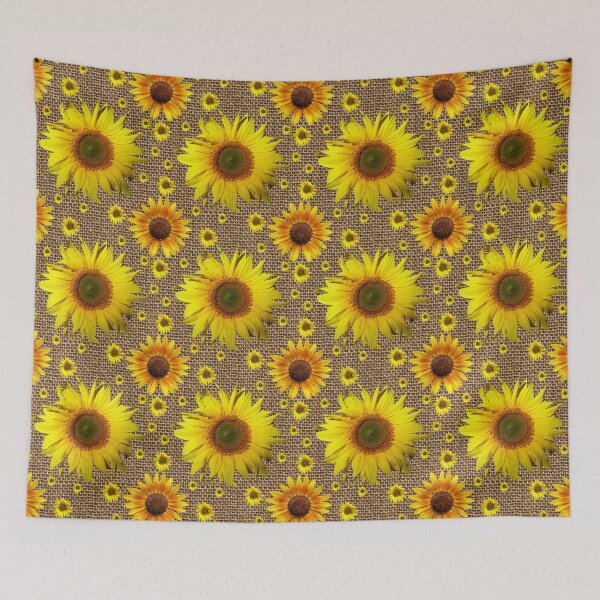Item preview, Sunflowers on Burlap designed and sold by StandoutSilkies.