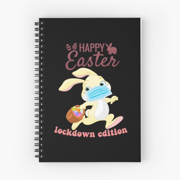 Item preview, happy easter, lockdown edition bunny with mask. designed and sold by mikrocosmox.