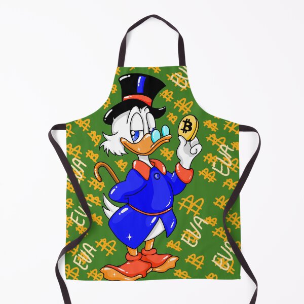 Item preview, Green Bitcoin Scrooge mcduck and Money | Eva Kiseleva designed and sold by Eva Kiseleva.