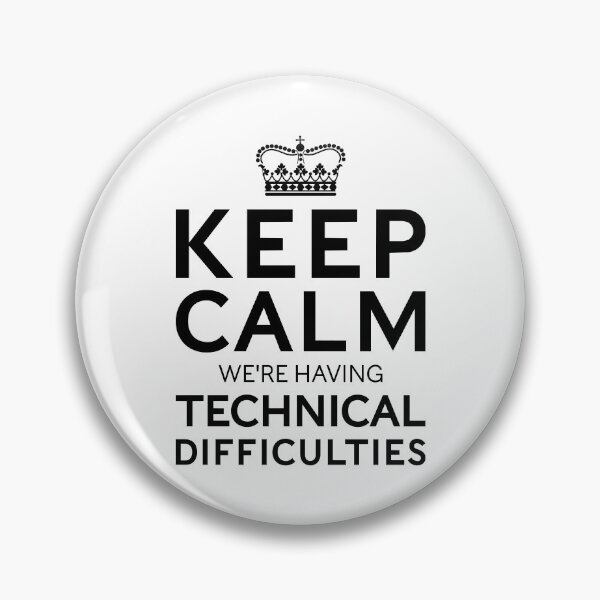 Item preview, Technical Difficulties Funny Tv Error Screen designed and sold by Scratches Tees.