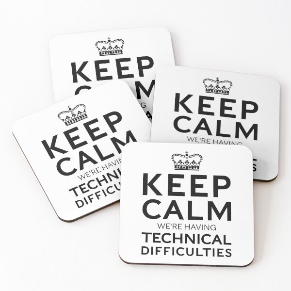 Item preview, Technical Difficulties Funny Tv Error Screen designed and sold by Scratches Tees.
