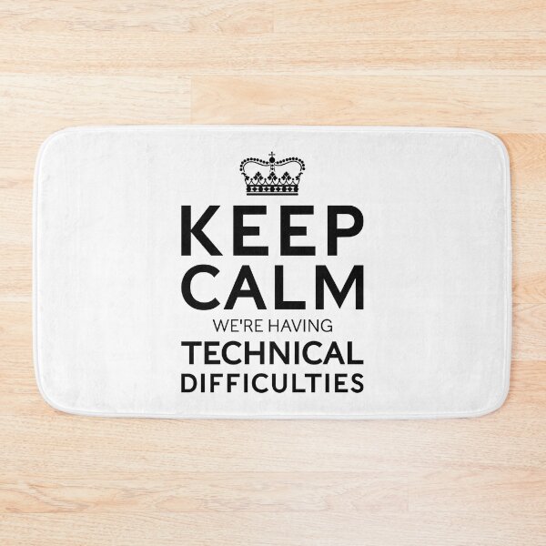 Item preview, Technical Difficulties Funny Tv Error Screen designed and sold by Scratches Tees.