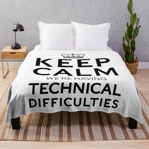 Item preview, Technical Difficulties Funny Tv Error Screen designed and sold by Scratches Tees.