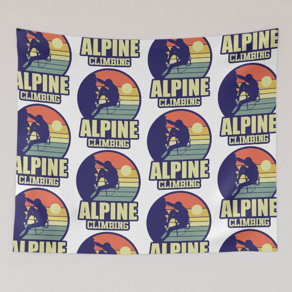 Item preview, Alpine Climber | Born To Climb Forced To Work designed and sold by GravitiTees.