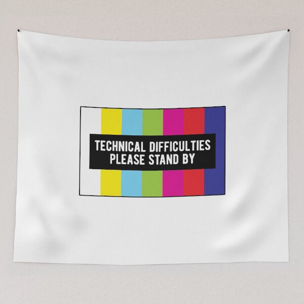 Item preview, Technical Difficulties Rainbow Color Error designed and sold by Scratches Tees.