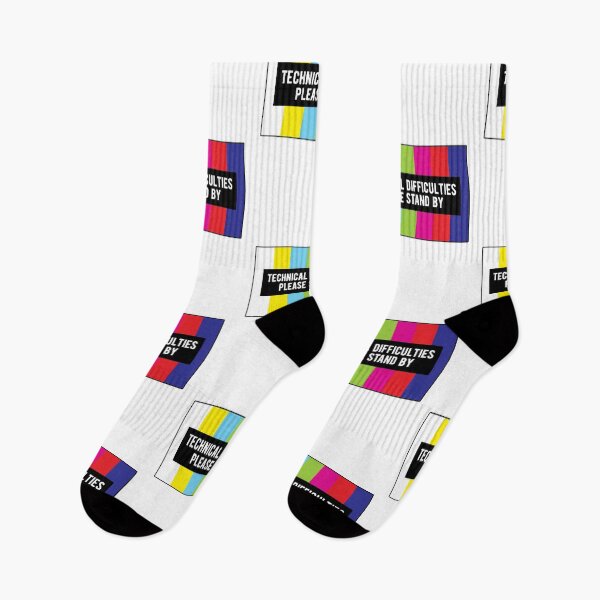 Item preview, Technical Difficulties Rainbow Color Error designed and sold by Scratches Tees.