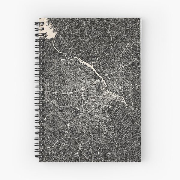 Item preview, Augusta map Georgia Ink lines designed and sold by InkMaps.