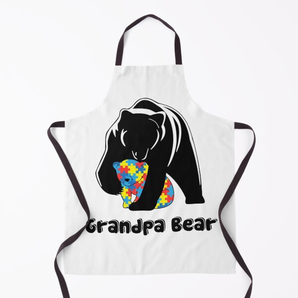 Item preview, Puzzle Piece Autism Awareness Grandpa Bear Gift Moms Dads designed and sold by Realme9876.