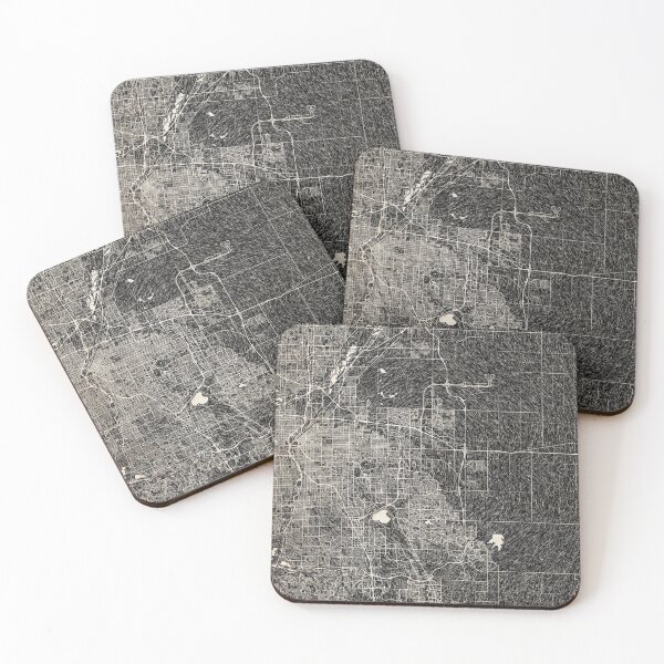 Item preview, Aurora map Colorado Ink lines 2 designed and sold by InkMaps.