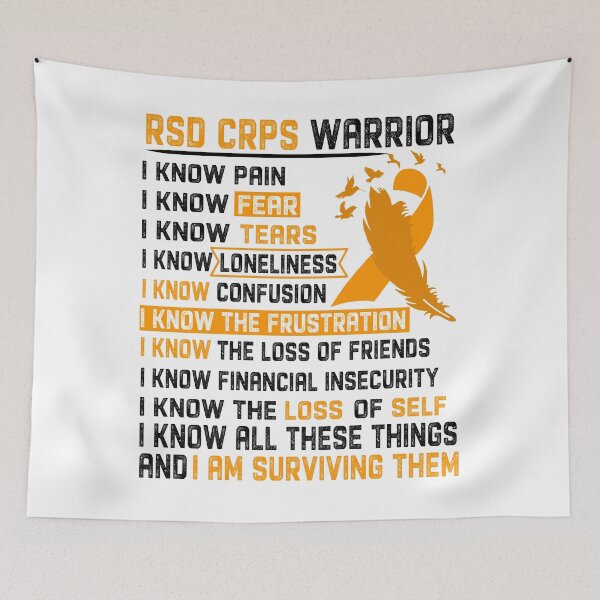 Item preview, I Am RSD CRPS Warrior, I Know All These Things and I Am Surviving Them designed and sold by DianabellShop.