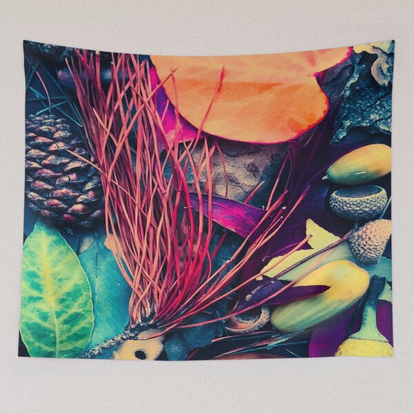 Item preview, Forest Multi Colour Pattern Collage Melbourne Australia Art designed and sold by MelbourneGarden.
