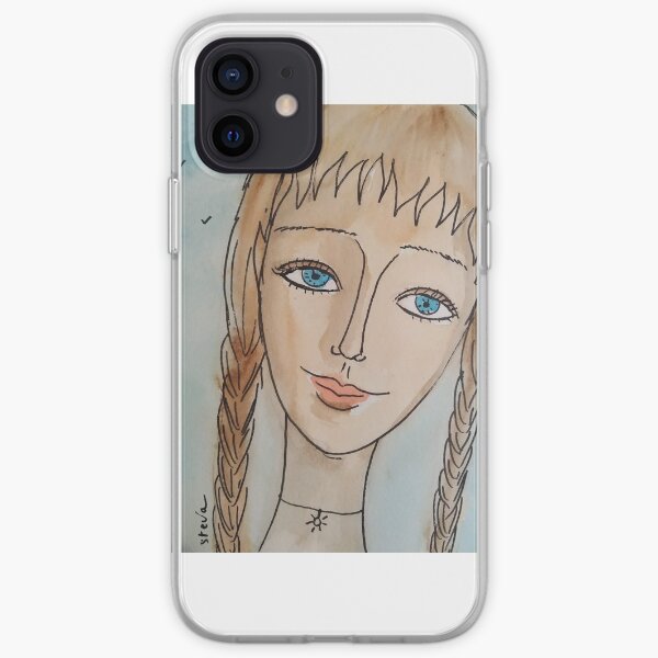 le regard bleu Coque souple iPhone