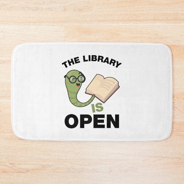 Item preview, The Library Is Open Funny Reading Quotes designed and sold by Scratches Tees.