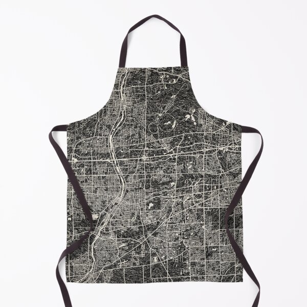 Item preview, Aurora map Illinois Ink lines IL designed and sold by InkMaps.