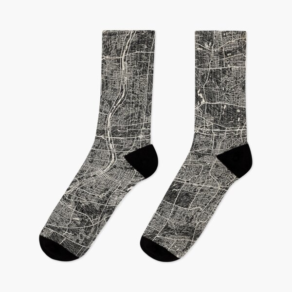 Item preview, Aurora map Illinois Ink lines IL designed and sold by InkMaps.