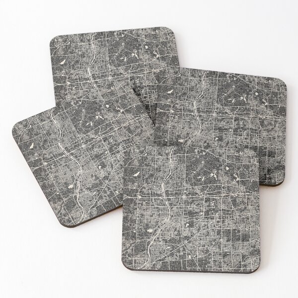 Item preview, Aurora map Illinois Ink lines IL 2 designed and sold by InkMaps.