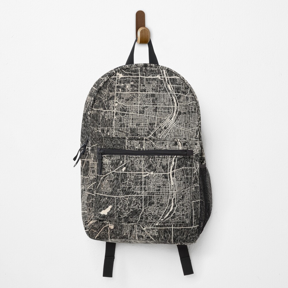 Vista previa del artículo con la obra «Mochila», diseñado y vendido por InkMaps.