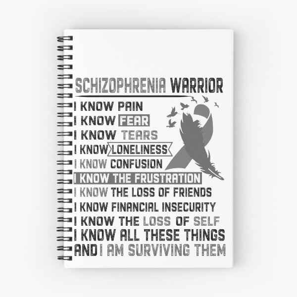 Item preview, I Am Schizophrenia Warrior, I Know All These Things and I Am Surviving Them designed and sold by DianabellShop.