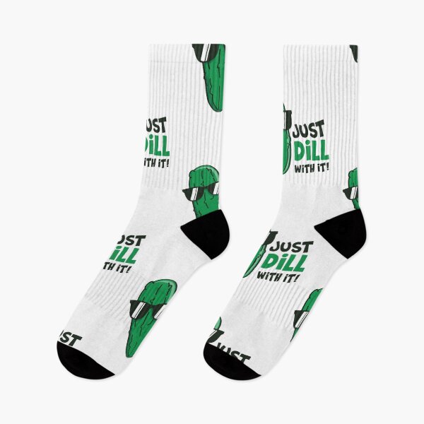 Item preview, Dill With It Funny and Cool Pickle Pun designed and sold by Scratches Tees.