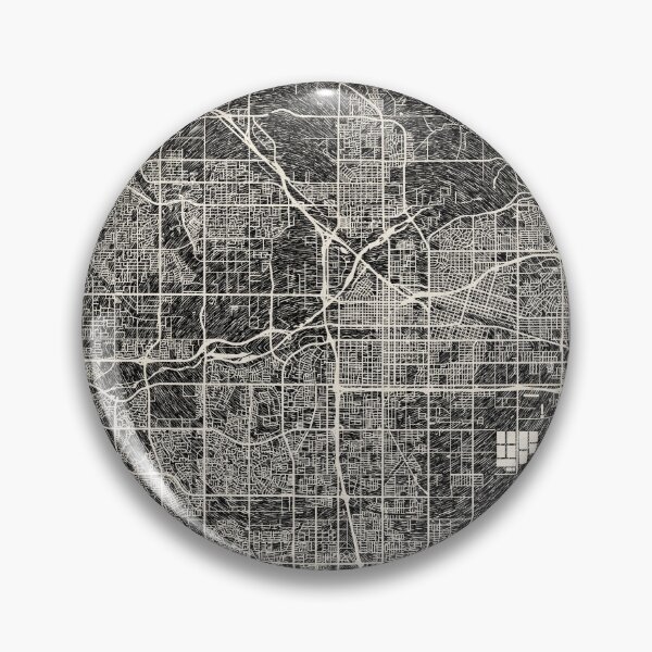 Item preview, Bakersfield map California Ink lines designed and sold by InkMaps.