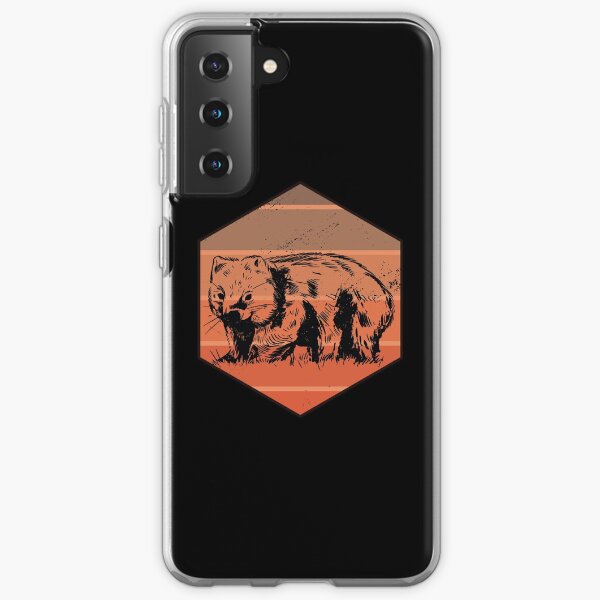 Wombat Retro Samsung Galaxy Soft Case