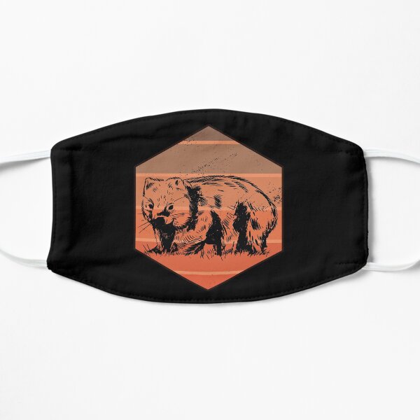 Wombat Retro Flat Mask