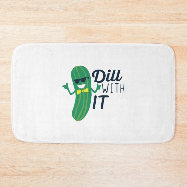 Item preview, Dill With It Funny Pickle Lover Pun designed and sold by Scratches Tees.