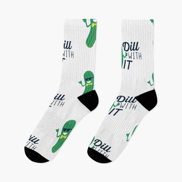 Item preview, Dill With It Funny Pickle Lover Pun designed and sold by Scratches Tees.