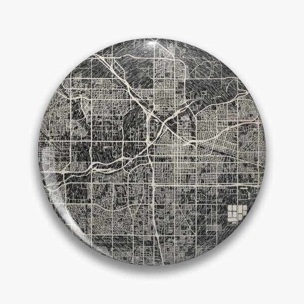Item preview, Bakersfield map California Ink lines 2 designed and sold by InkMaps.