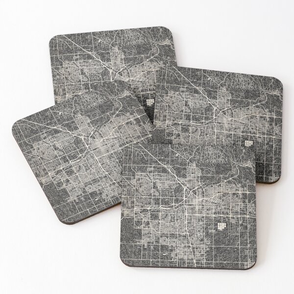Item preview, Bakersfield map California Ink lines 2 designed and sold by InkMaps.