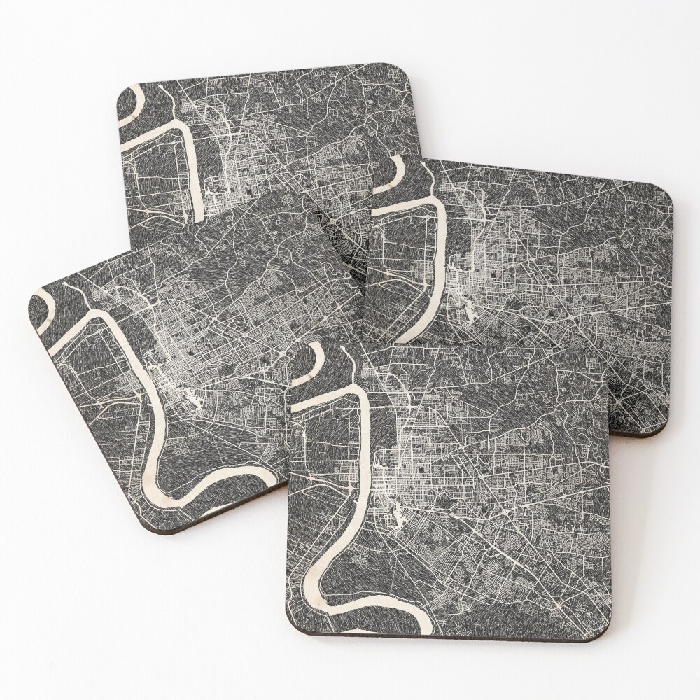 Item preview, Coasters (Set of 4) designed and sold by InkMaps.