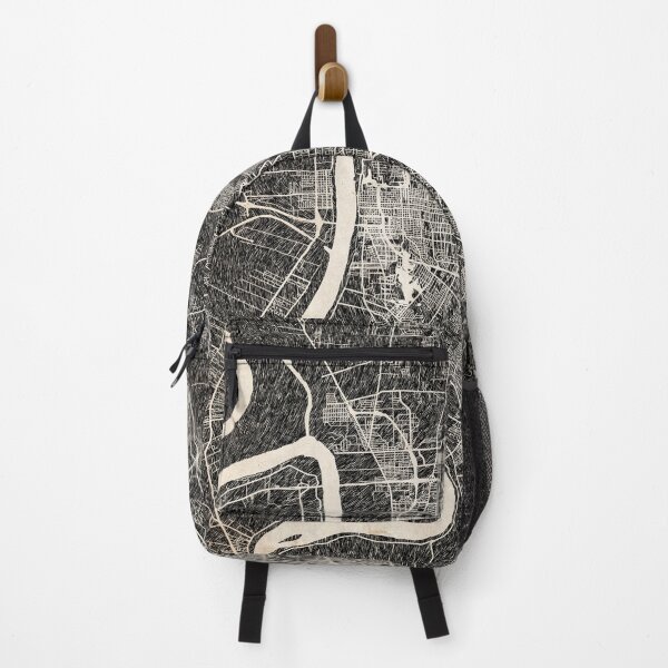 Item preview, Baton Rouge map Louisiana Ink lines 2 designed and sold by InkMaps.