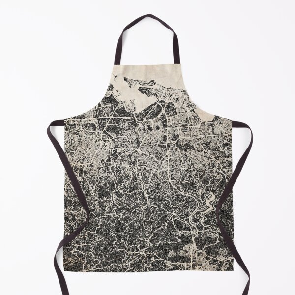 Item preview, Bayamón map Puerto Rico Ink lines 2 designed and sold by InkMaps.