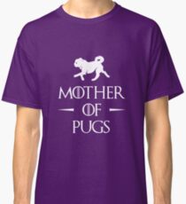 Camiseta clásica Madre de Pugs - Blanco