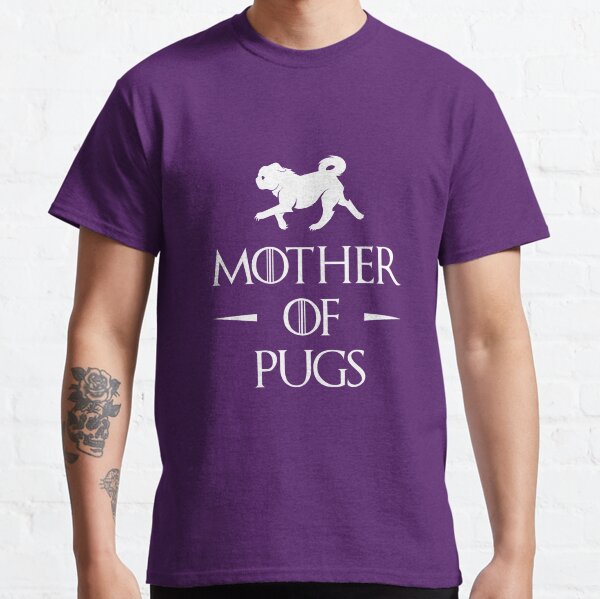 Mother of Pugs - White Classic T-Shirt