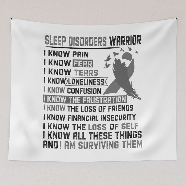 Item preview, I Am Sleep Disorders Warrior, I Know All These Things and I Am Surviving Them designed and sold by DianabellShop.