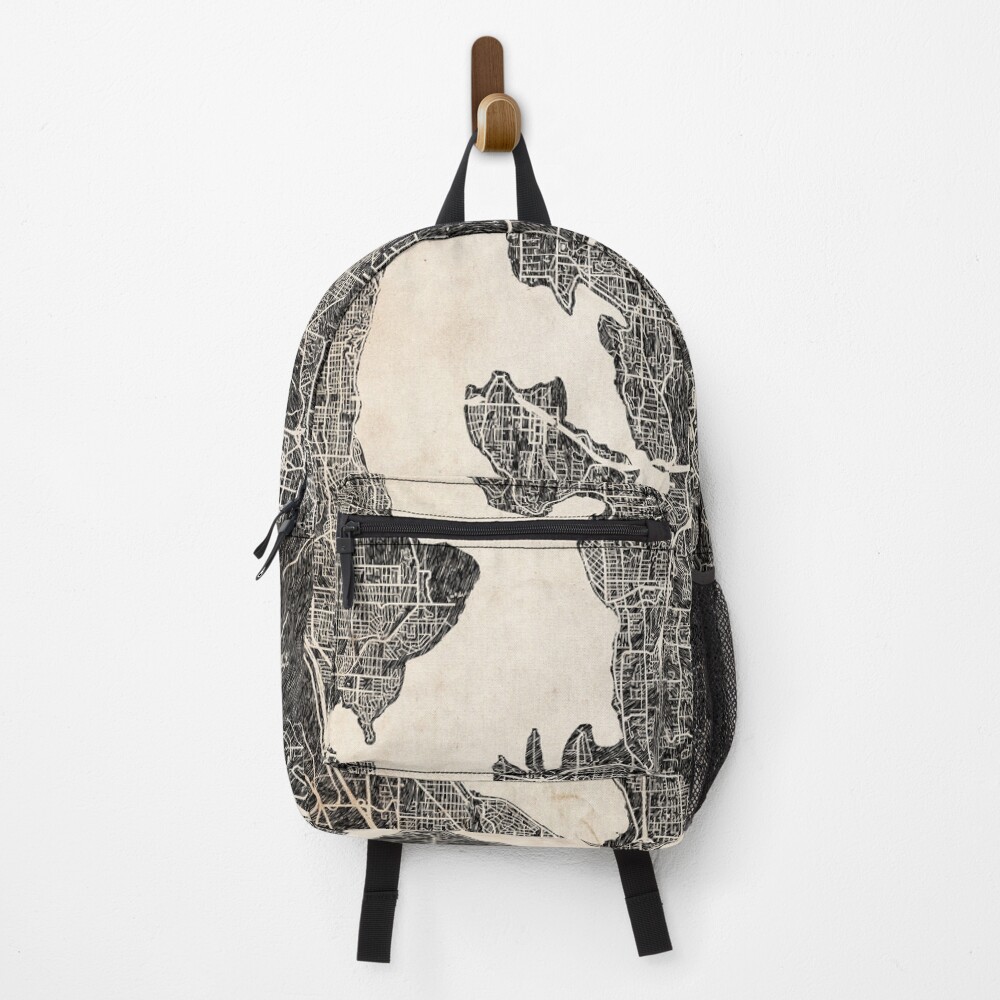 Vista previa del artículo con la obra «Mochila», diseñado y vendido por InkMaps.