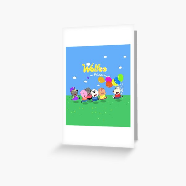 Wolfoo happy cartoon - Wolfoo Greeting Card for Sale by