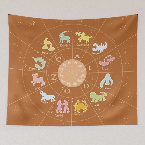 Item preview, Zodiac, 2, Astrology, Horoscope, Stars, Sun-and-moon. Birthday, Valentines-day, Holidays, designed and sold by PrintedDreams.