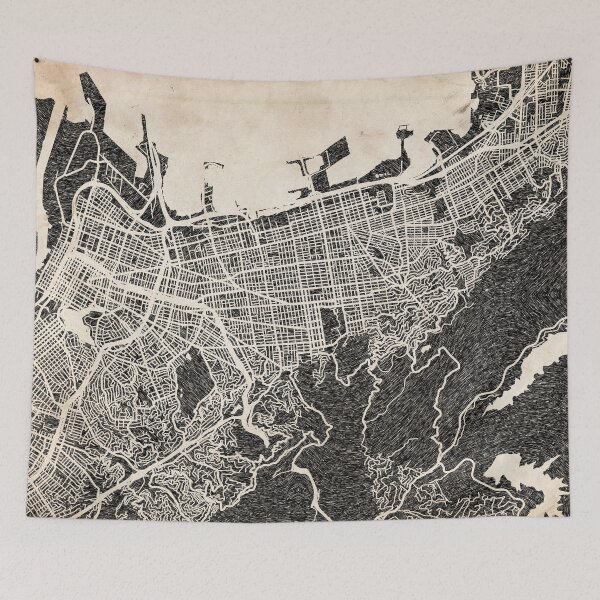 Item preview, Berkeley map California Ink lines designed and sold by InkMaps.