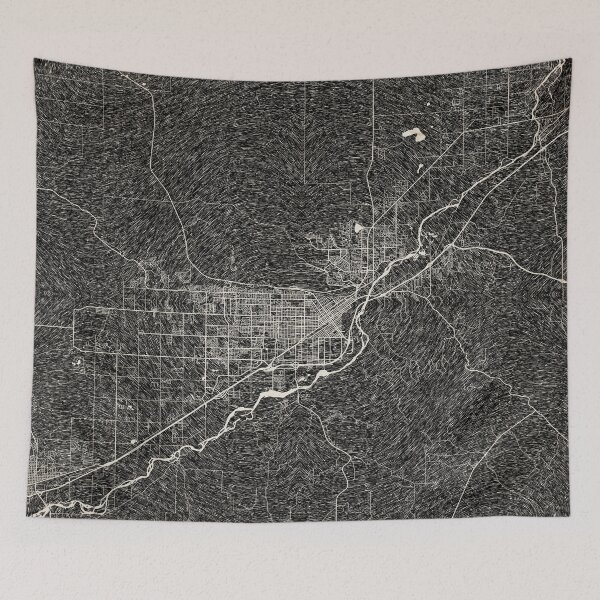 Item preview, Billings map Montana Ink lines designed and sold by InkMaps.