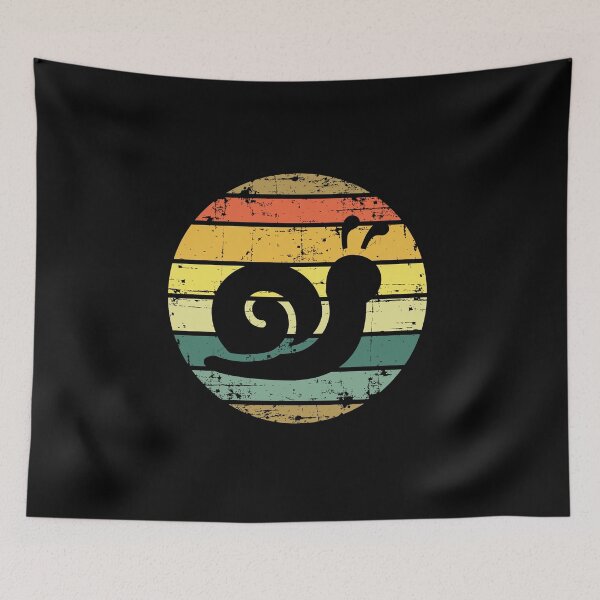 Item preview, Cute Snail Vintage Retro designed and sold by TrendyWizard.