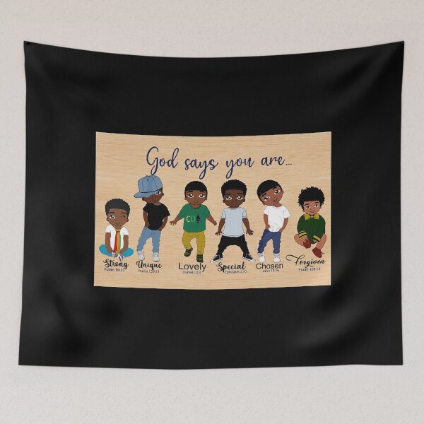 Item preview, God Says You Are - Black Men, Black King, Black Boy, Black Children designed and sold by HappyGrandmaUB.