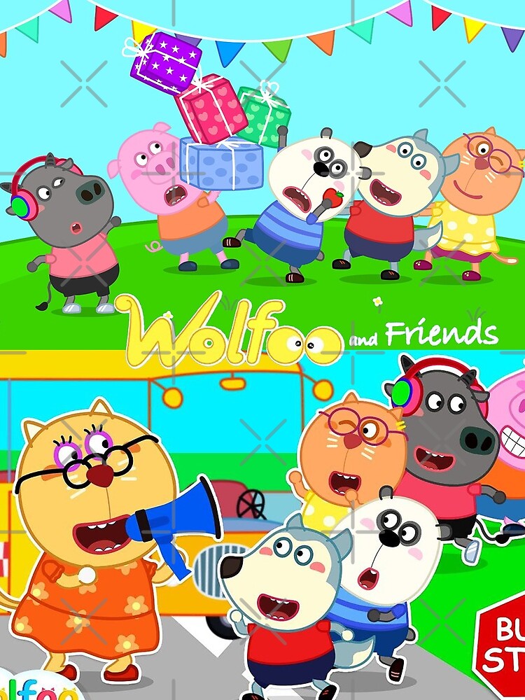 PAgiu New Wolfoo and Friends is an animated 2021 Backpack for