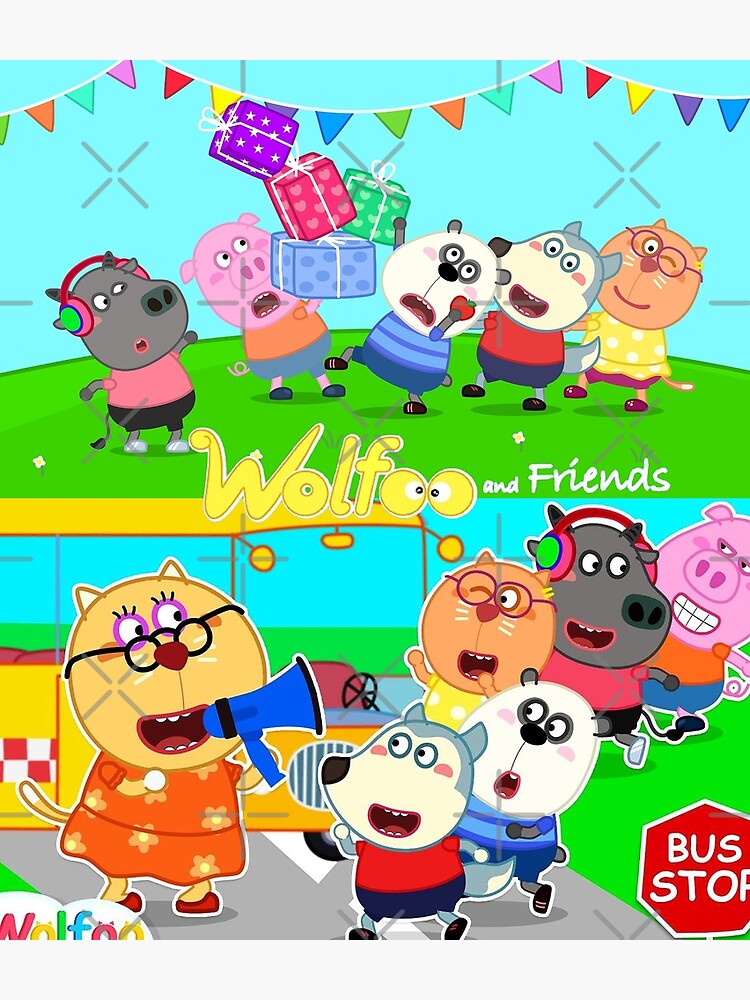 Super New Wolfoo and Friends is an animated 2021 Backpack for