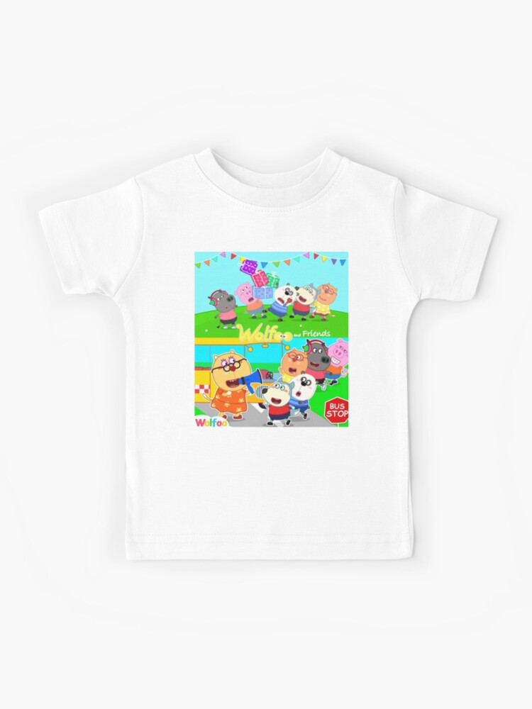 Wolfoo family cartoon | Kids T-Shirt