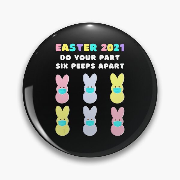 Item preview, Easter Bunny Peeps Face Mask Quarantine 2021 designed and sold by Kenruhaea7925.