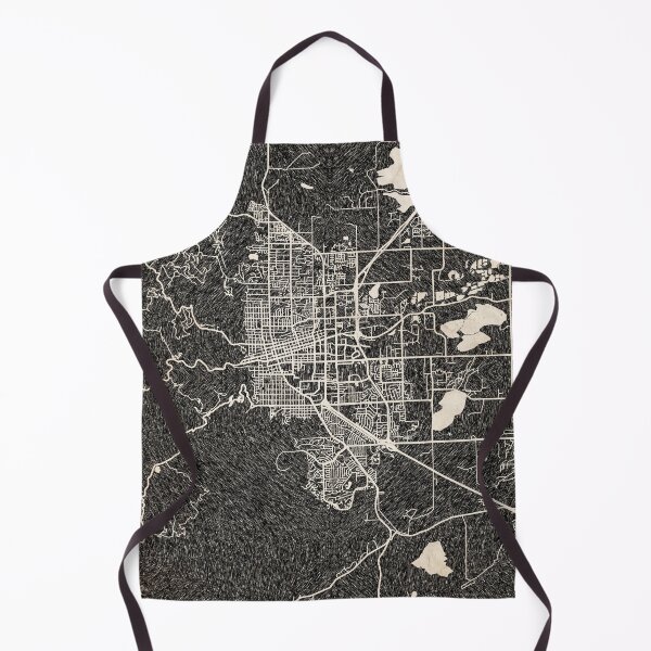Item preview, Boulder map Colorado Ink lines 2 designed and sold by InkMaps.