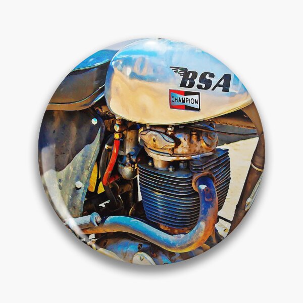 Item preview, Vintage BSA MX Motocross Motorcycle Photoart  designed and sold by mxartgallery.