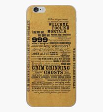 I am your host, your Ghost Host...(Black) iPhone Case